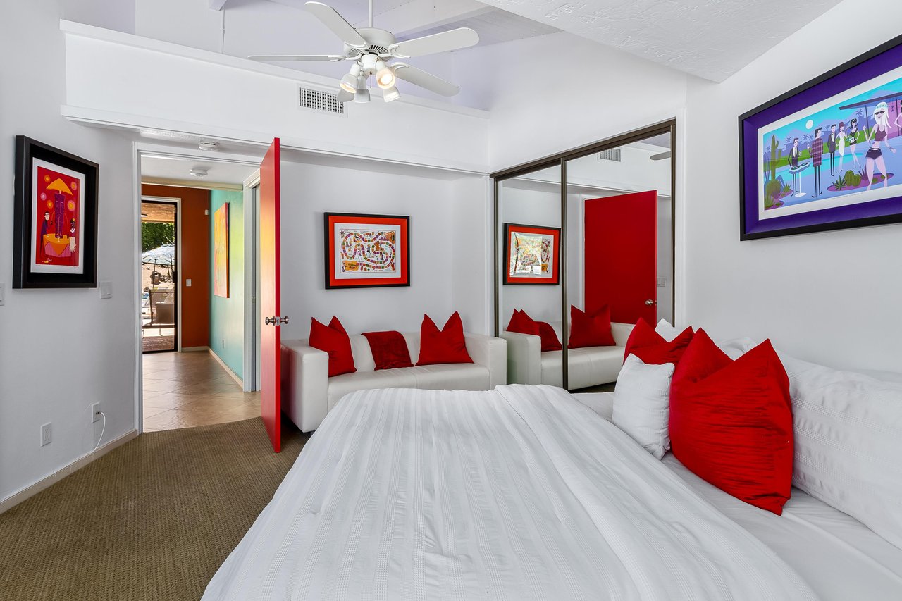 Restful guest bedroom