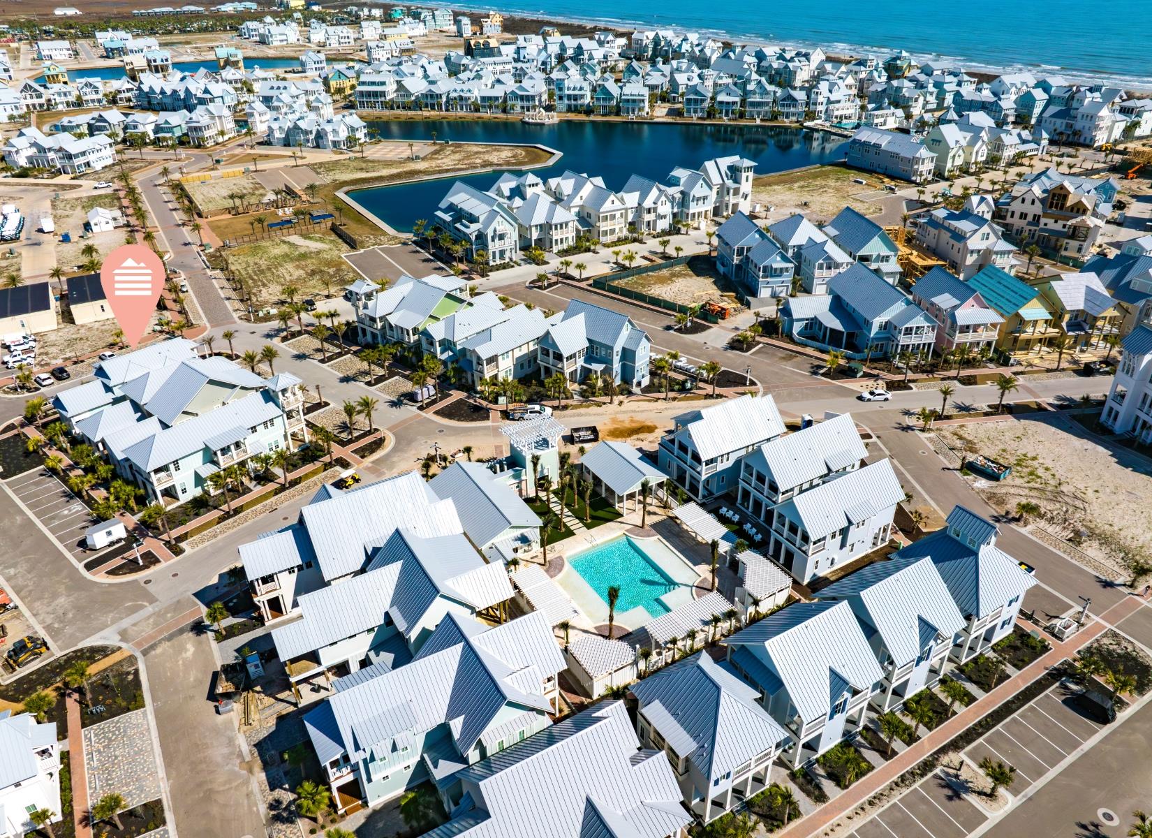 Aerial View, Location