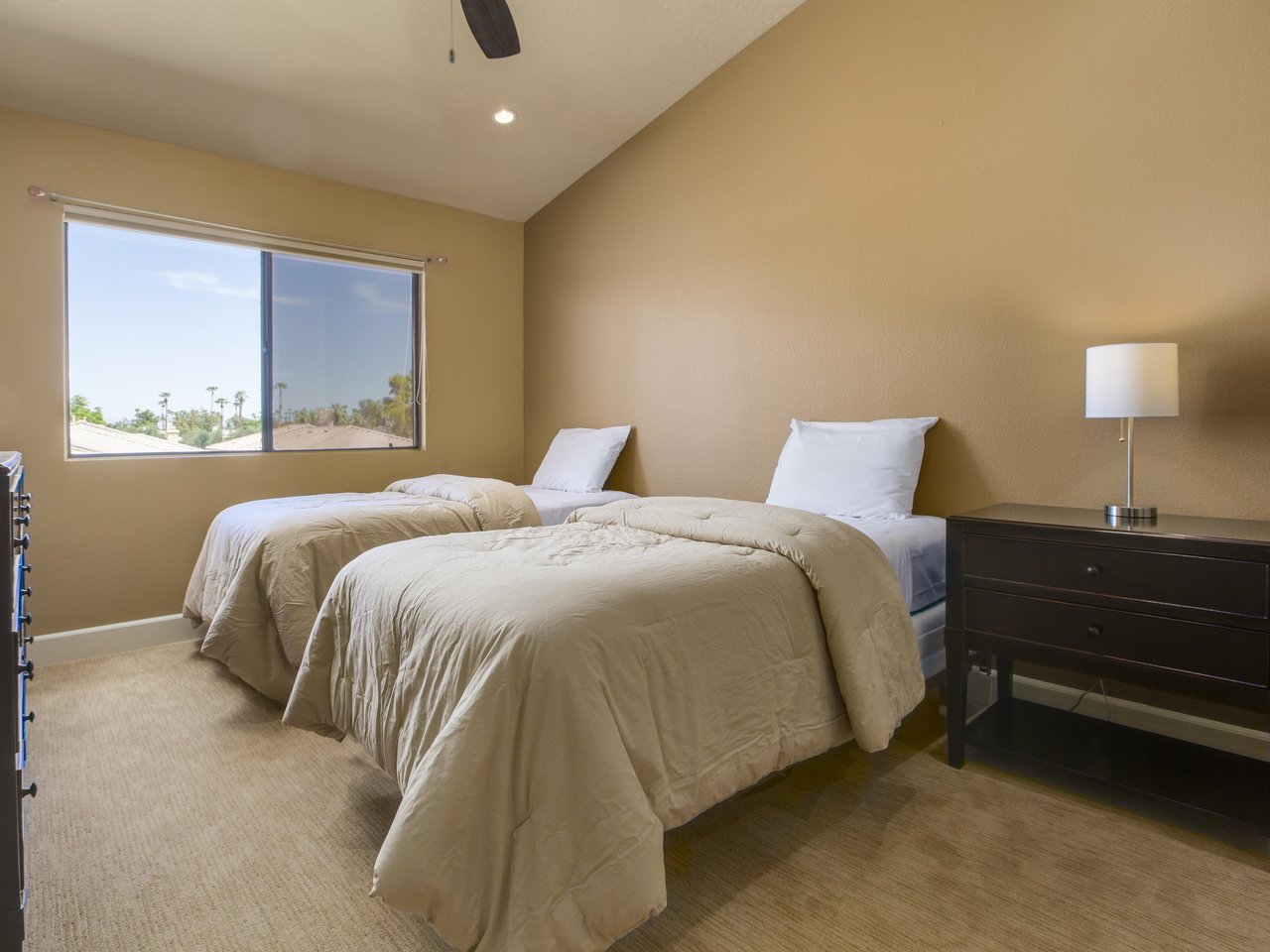 Spacious bedroom