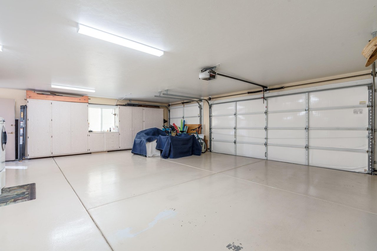 Garage parking.