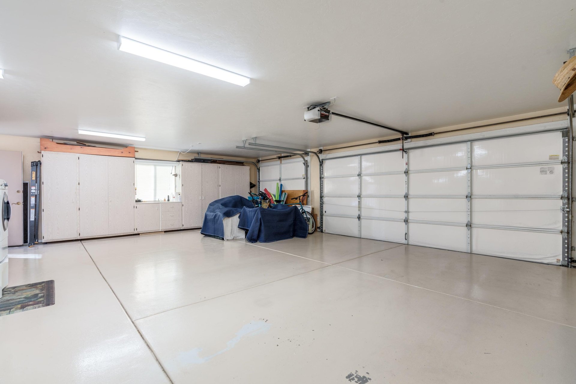 Garage parking.