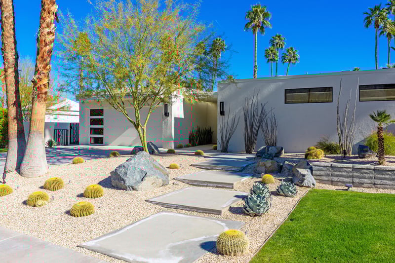 Beautiful desert landscaping