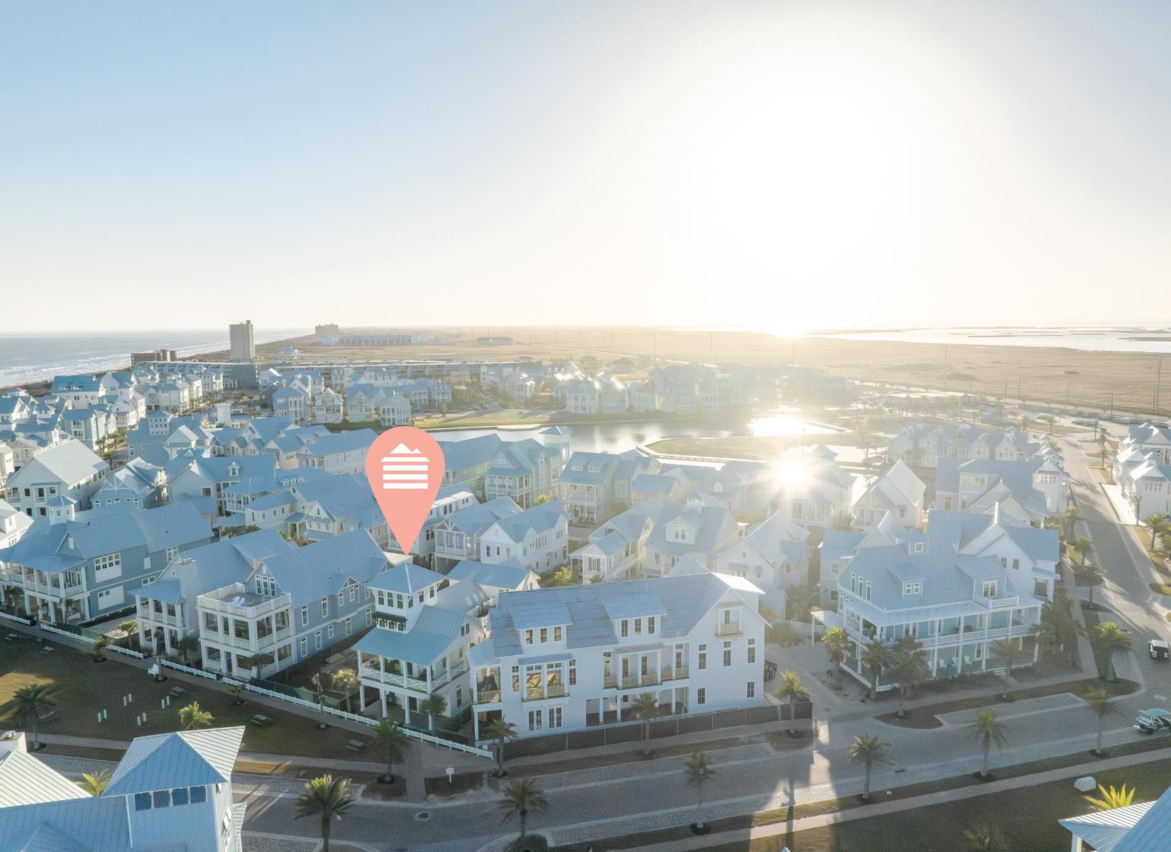 Aerial View, Location