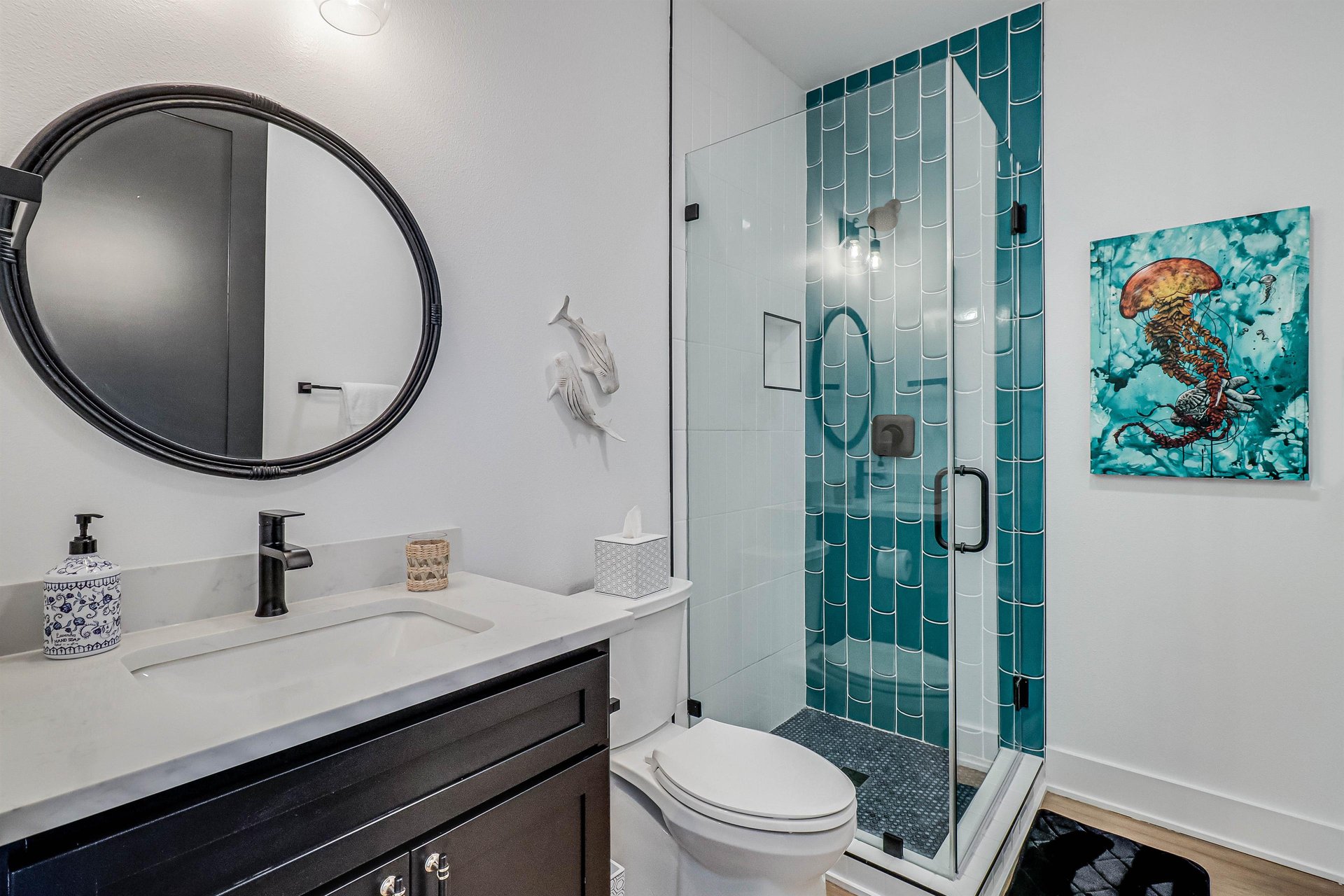 Shared Bathroom, servicing Bunk Room, 2nd Floor