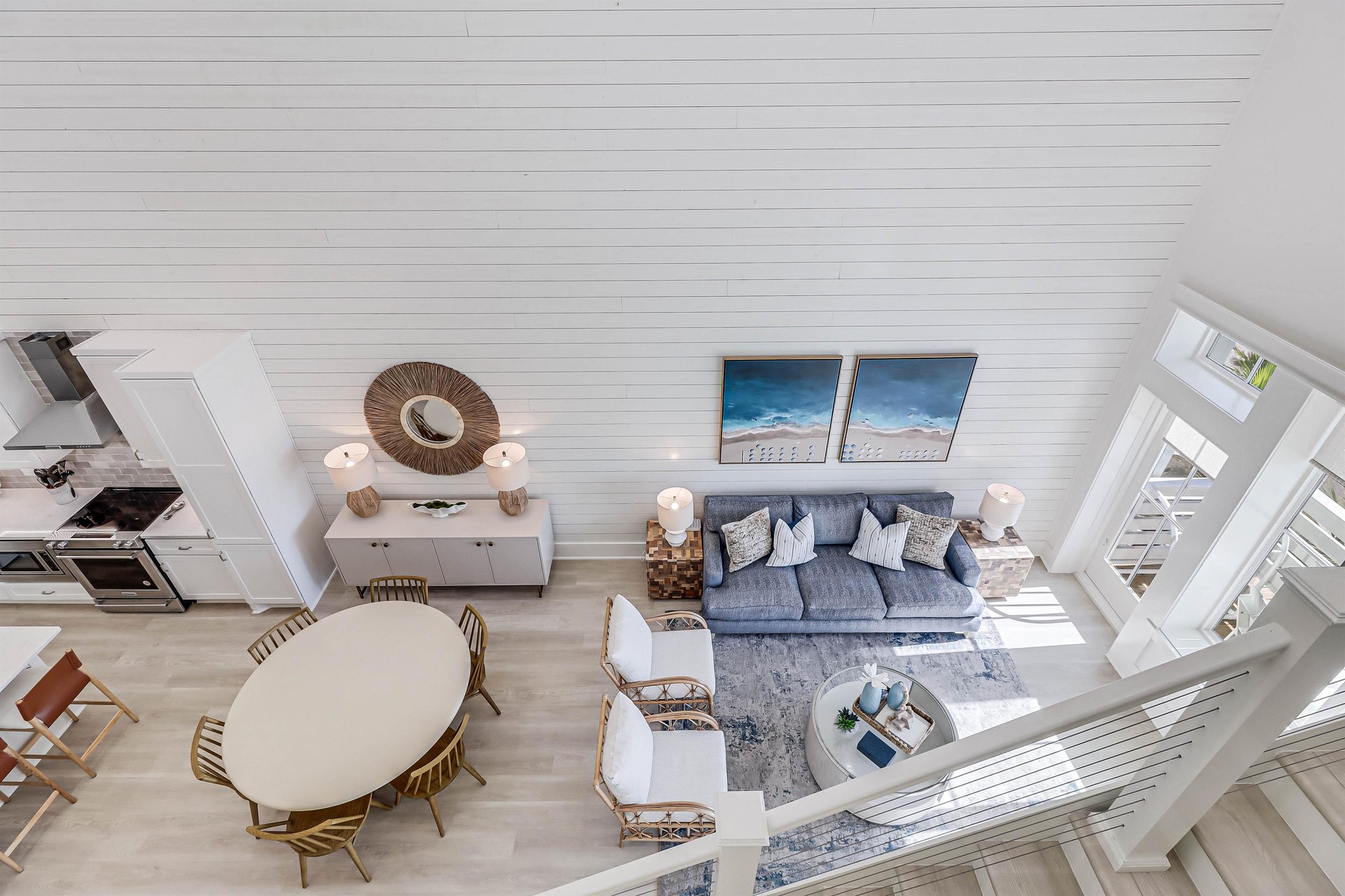 Living Area with Bunk Bed, View of Main Living Space, 2nd Floor