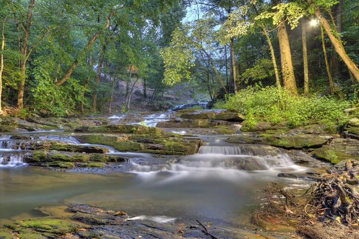 waterfalllights