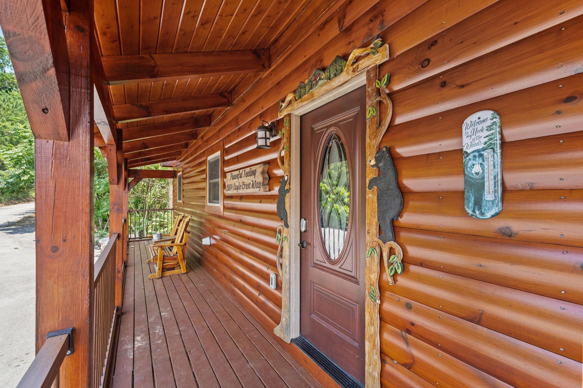 Front door to Peaceful Feeling