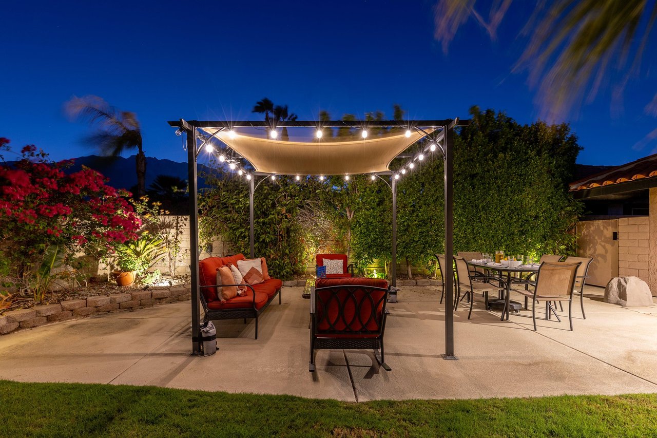 The twinkle lights add a touch of magic