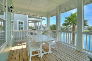 Lakeside Balcony, with Dining and Outdoor Grill