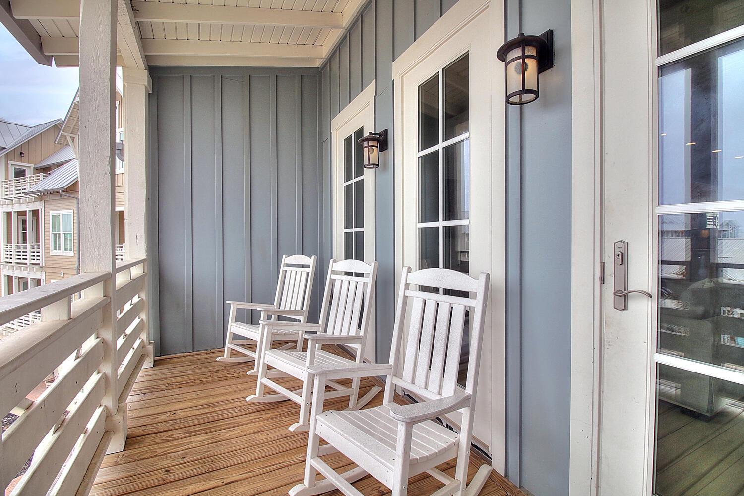 Private Balcony Overlooking Town Center