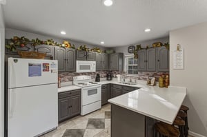 Kitchen with Bar Seating