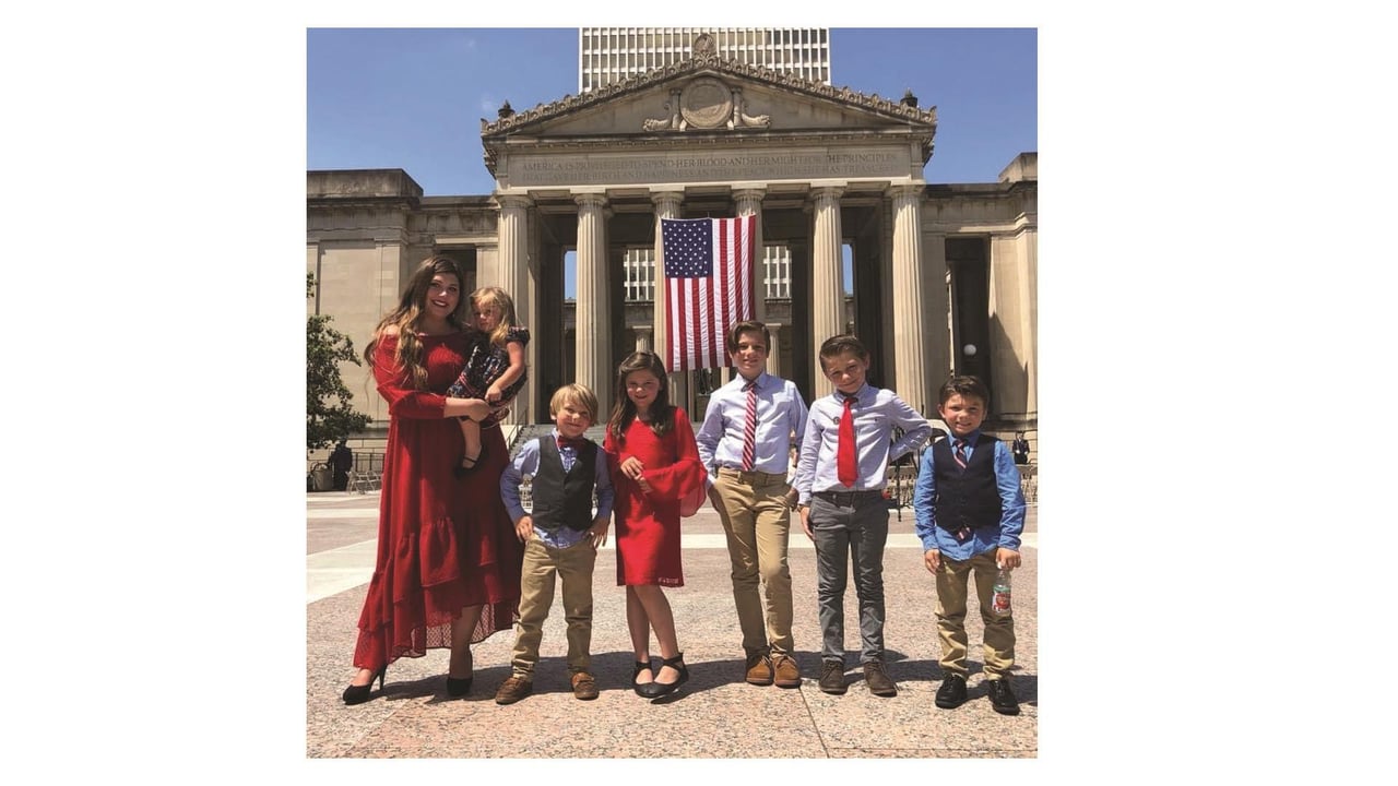 Jessica, Jasons sister and her kiddos are honoring their promise to never forget Jason and his sacrifice.