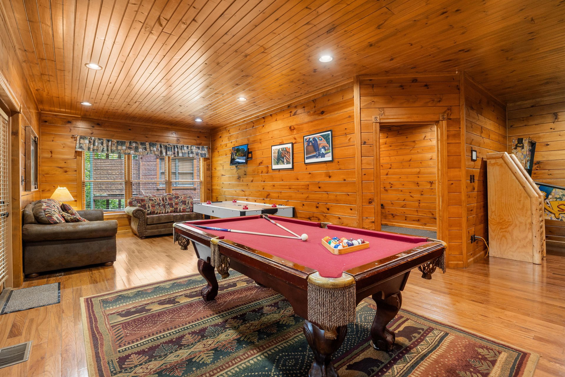 Pool Table and Air Hockey Game