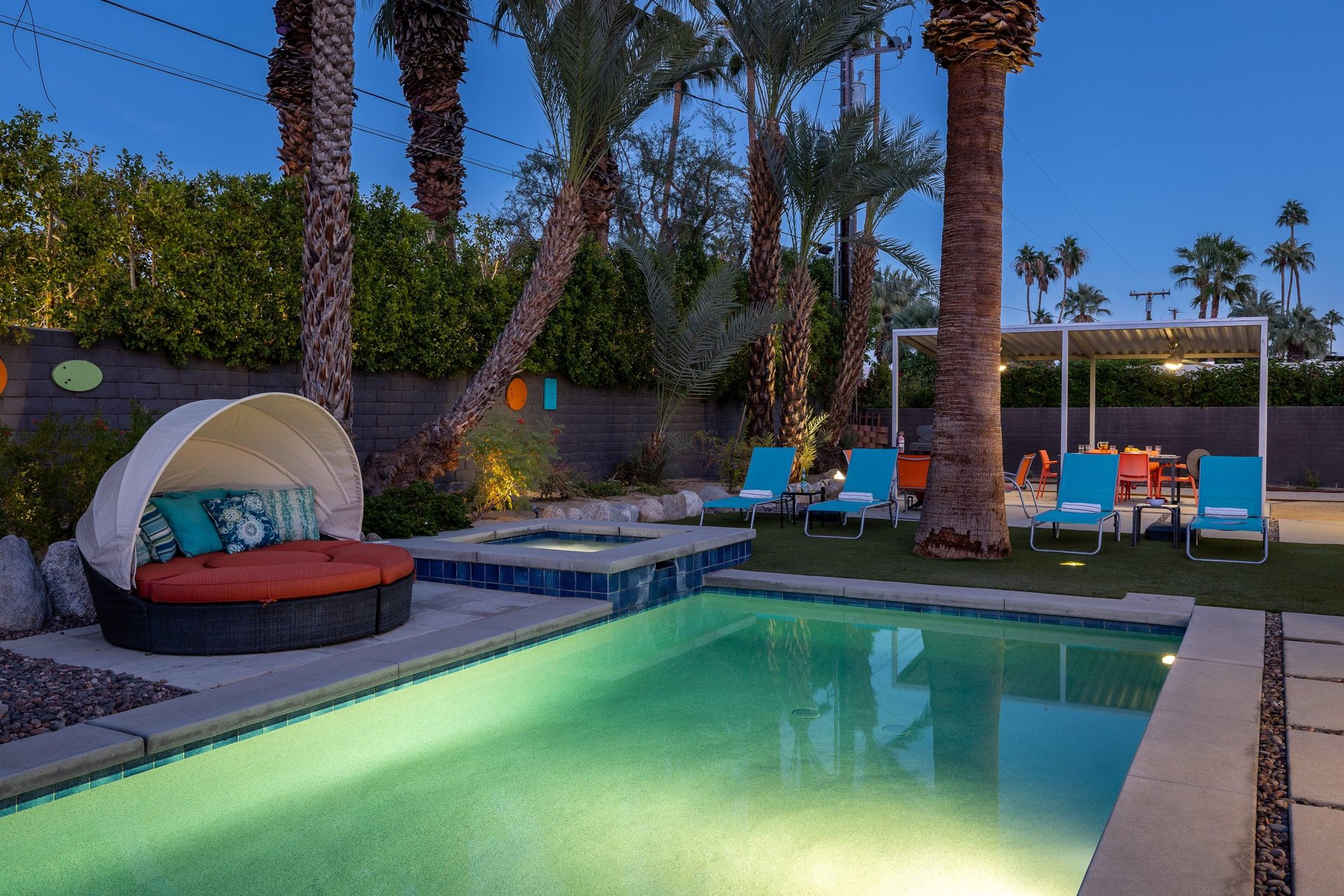 Take a dip at night