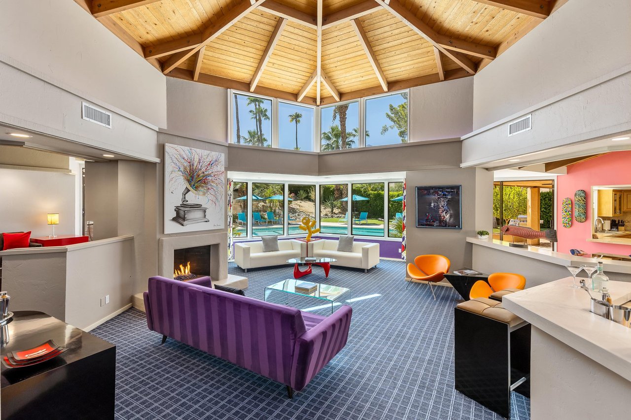 Open concept living spaces