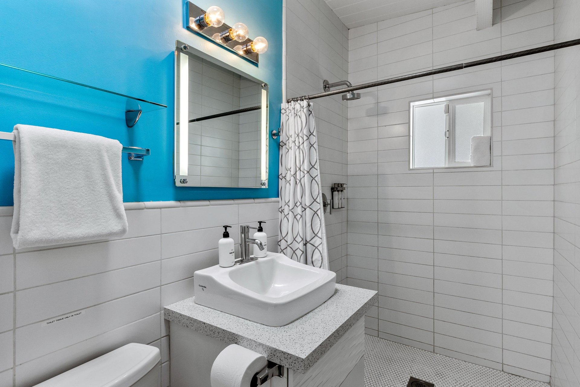 Lovely guest bathroom