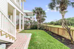 Fenced in Back Yard with 2nd Floor Access