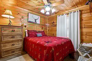 Queen bed with dresser