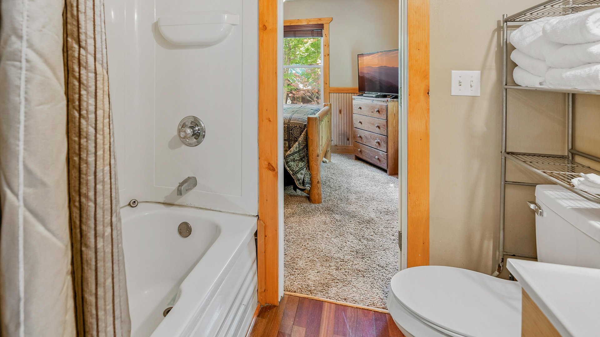 Shared Attached Bathroom