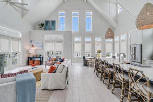 2nd Floor Open Concept Kitchen, Living, Dining