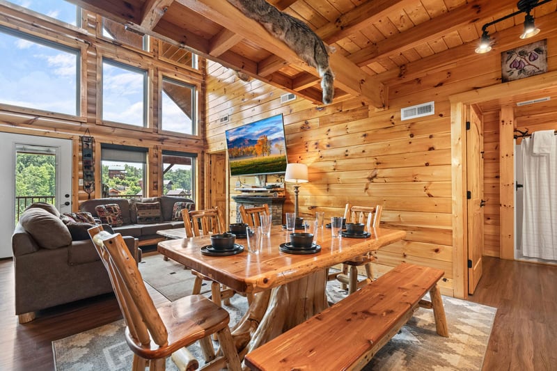 Dining table and chairs