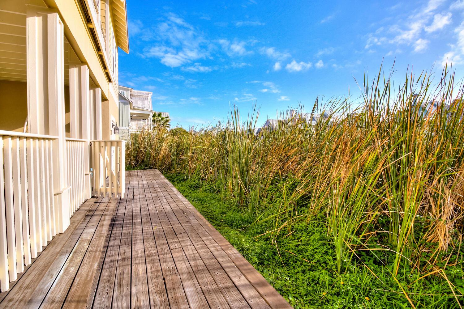 First Floor Outdoor Living Area Deck
