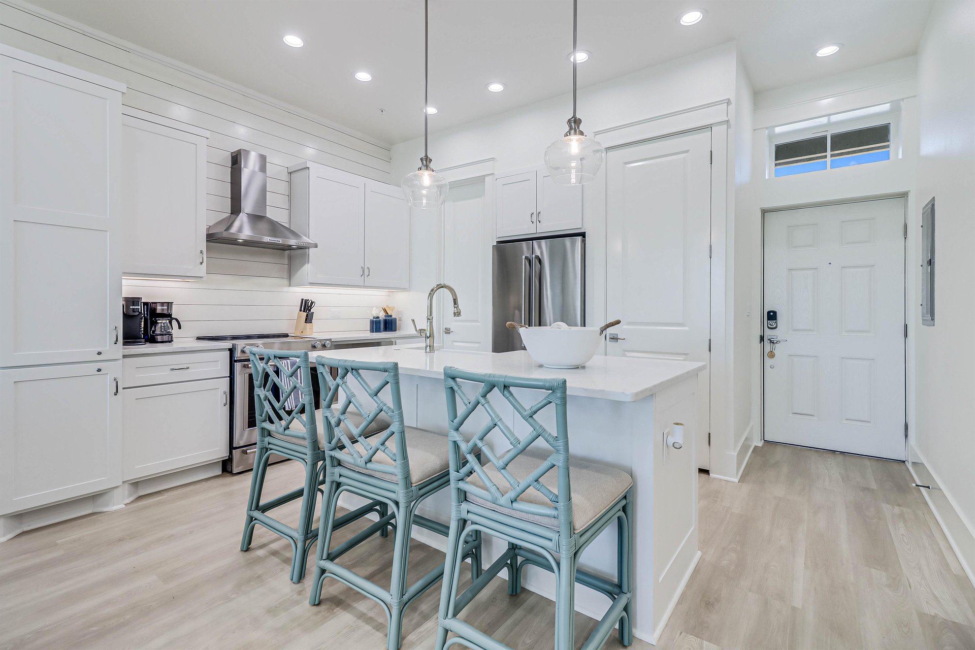 Kitchen with Barstool Seating