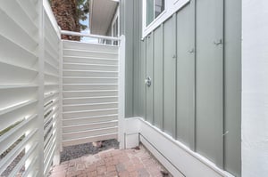 Enclosed Outdoor Shower, Beside Carport