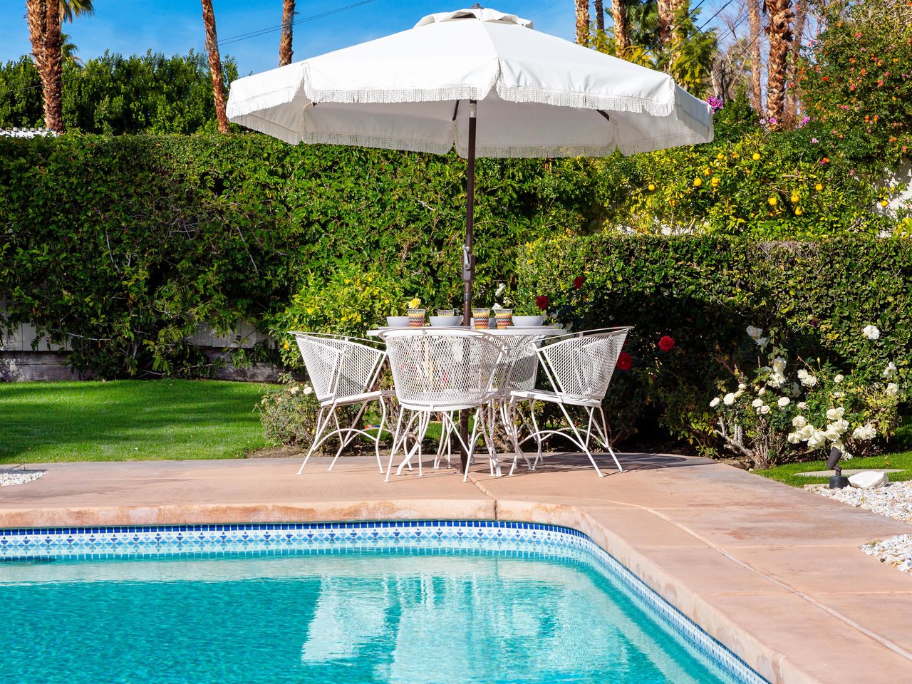 Enjoy brunch by the pool