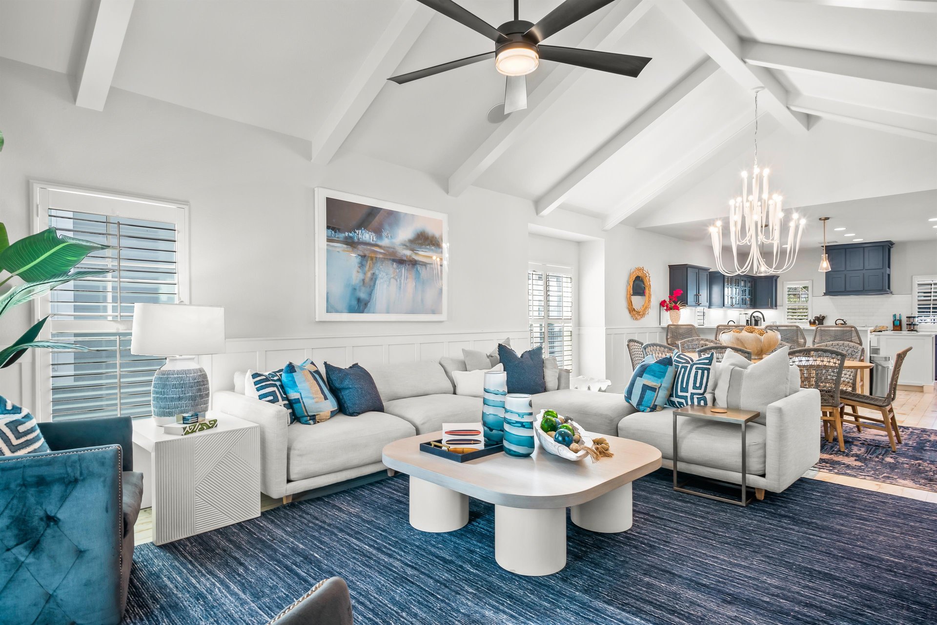 Wide View of 2nd Floor Living Room