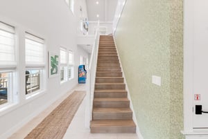 Stairwell with Accent Wall