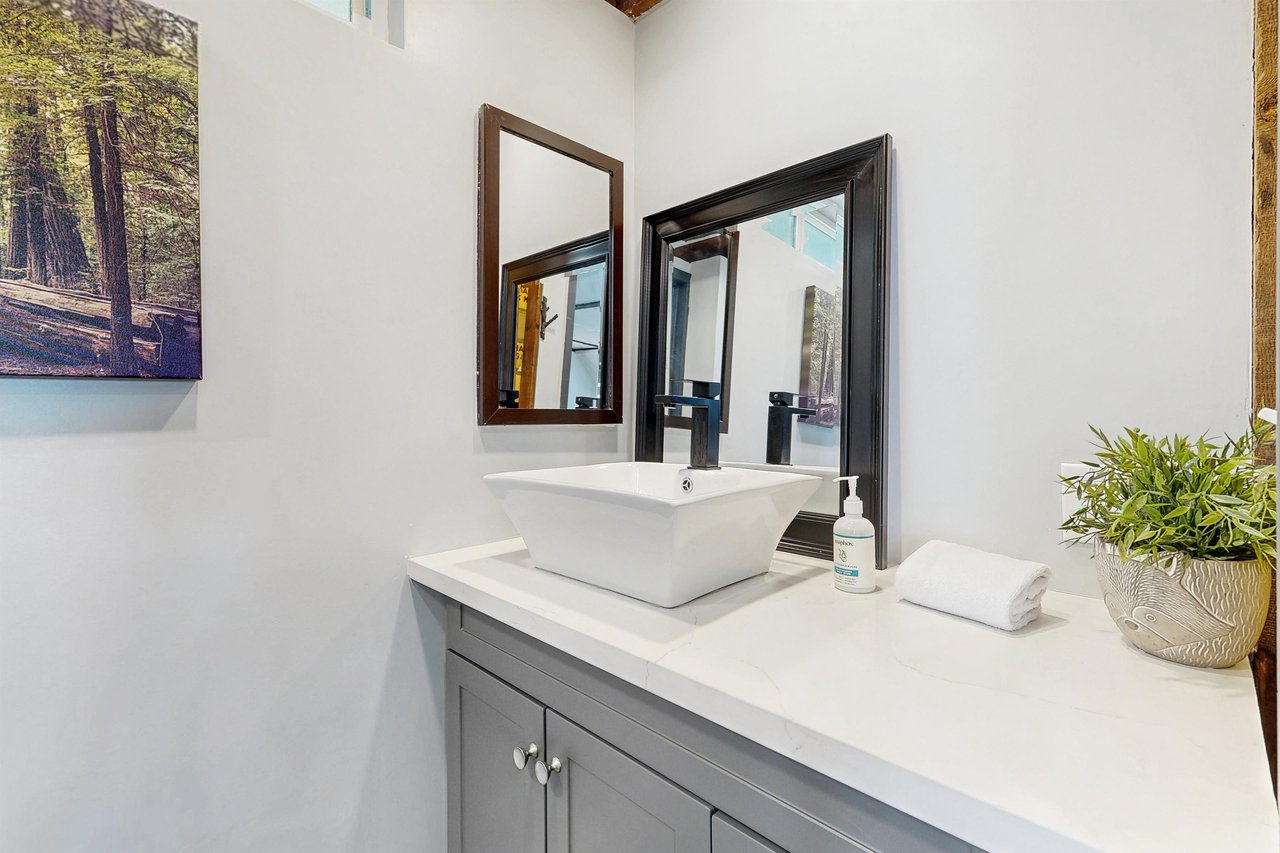 Guest half bathroom located on the 2nd floor main floor