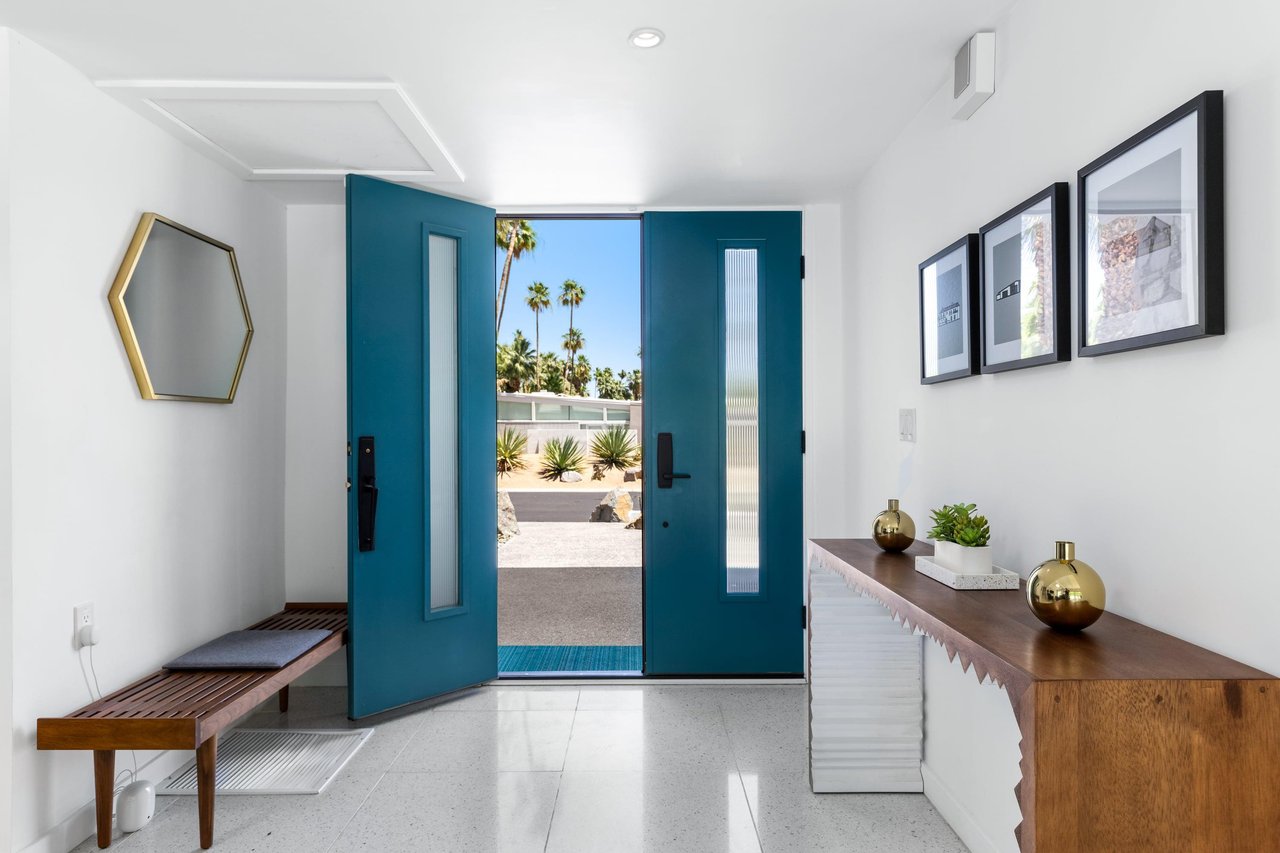 View of the front entryway.