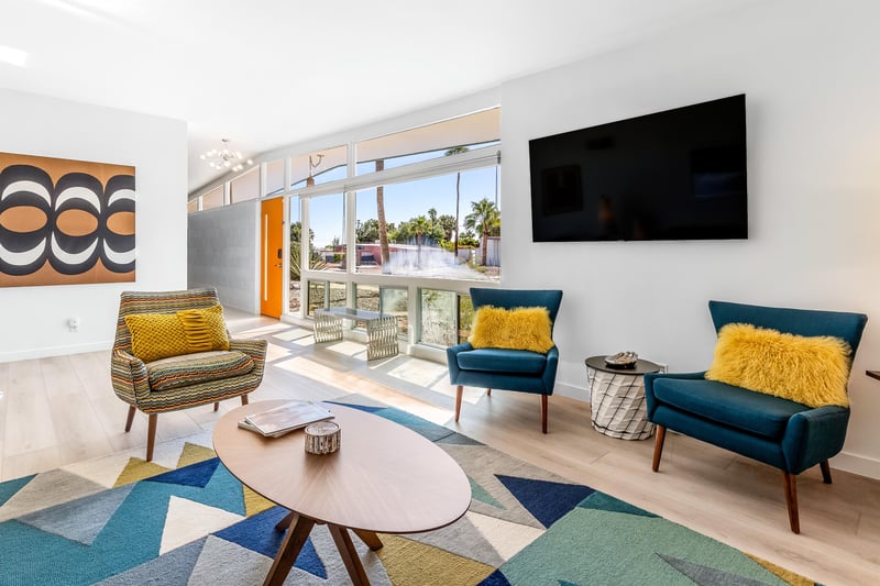 Gorgeous views of the palm trees