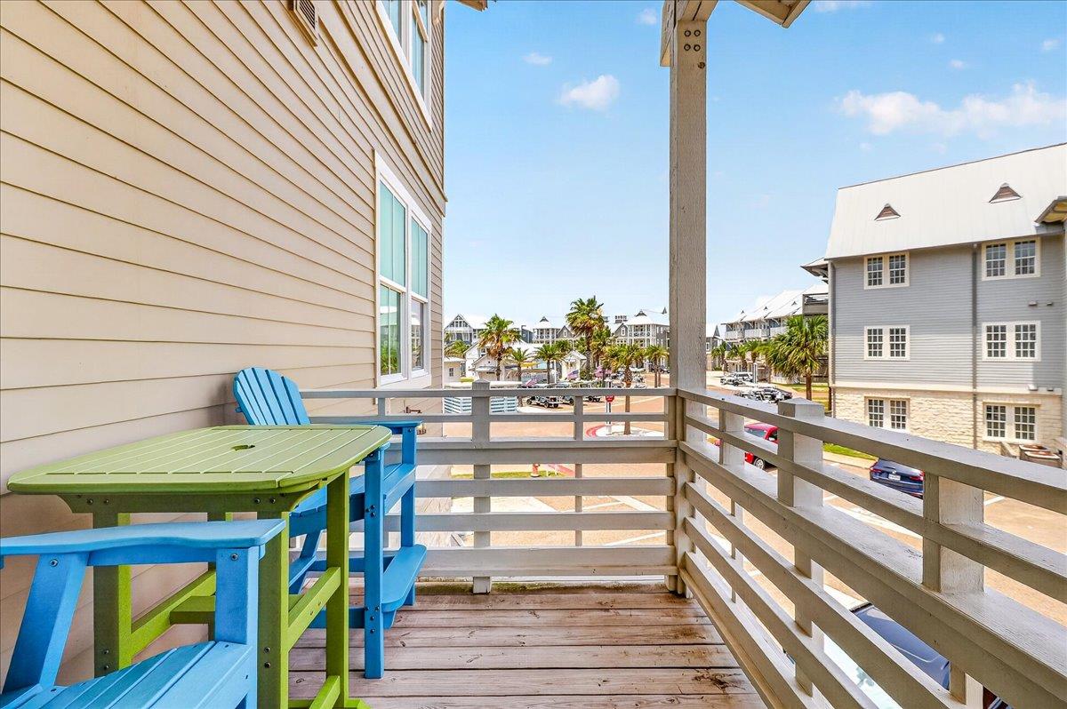 1st Floor, Second Living Area Balcony