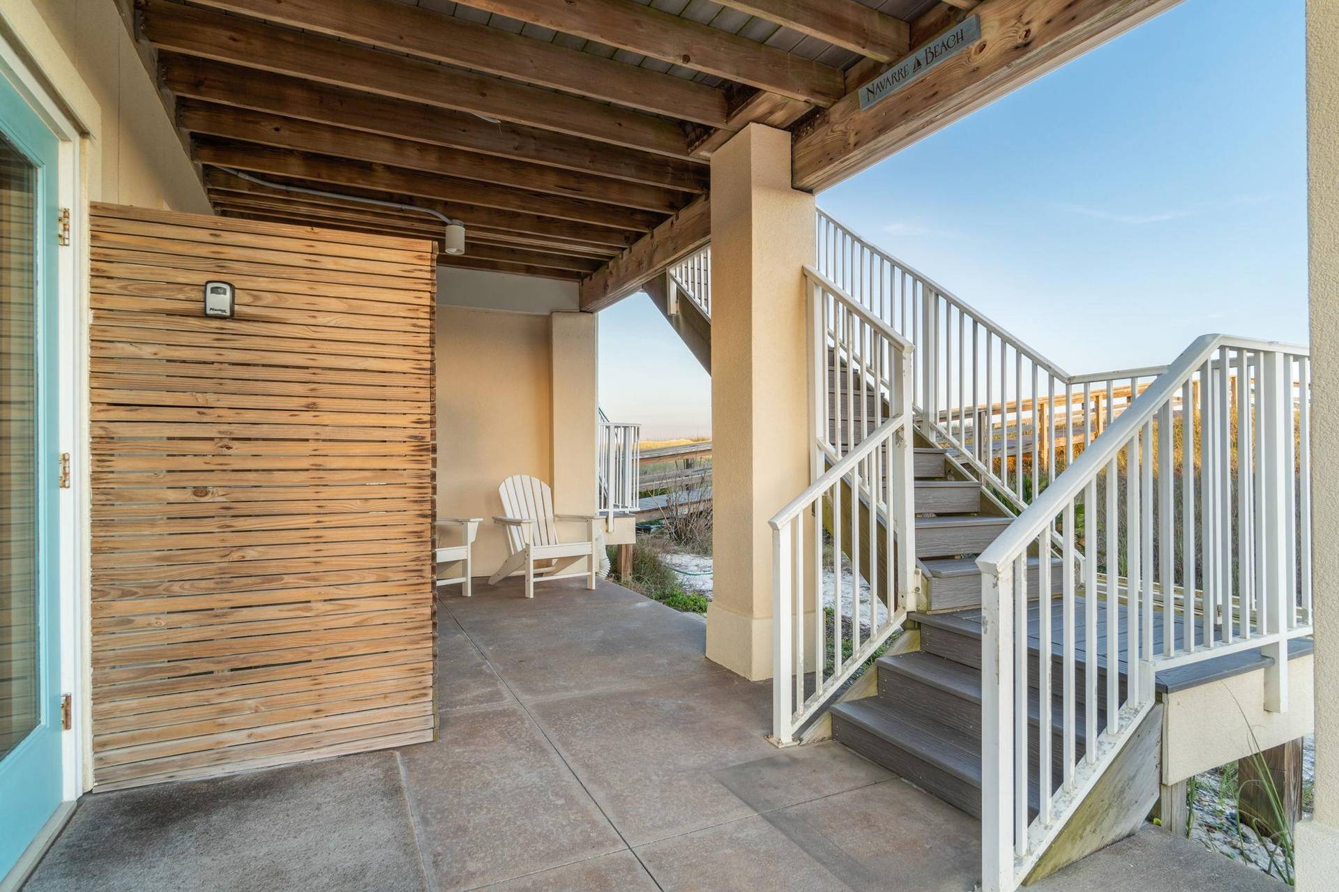 Downstairs Outdoor Shower Area