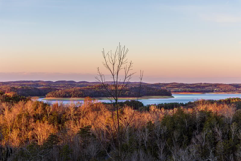 View from Grand View, a 3 bedroom cabin rental located in Sevierville