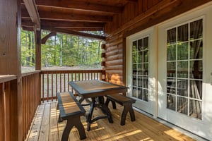 Deck picnic table