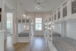 Bunk Room, 3 Sets of Twin Bunk Bed