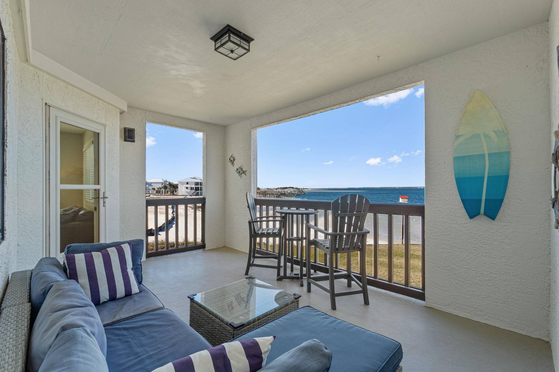 Balcony With Bay Views
