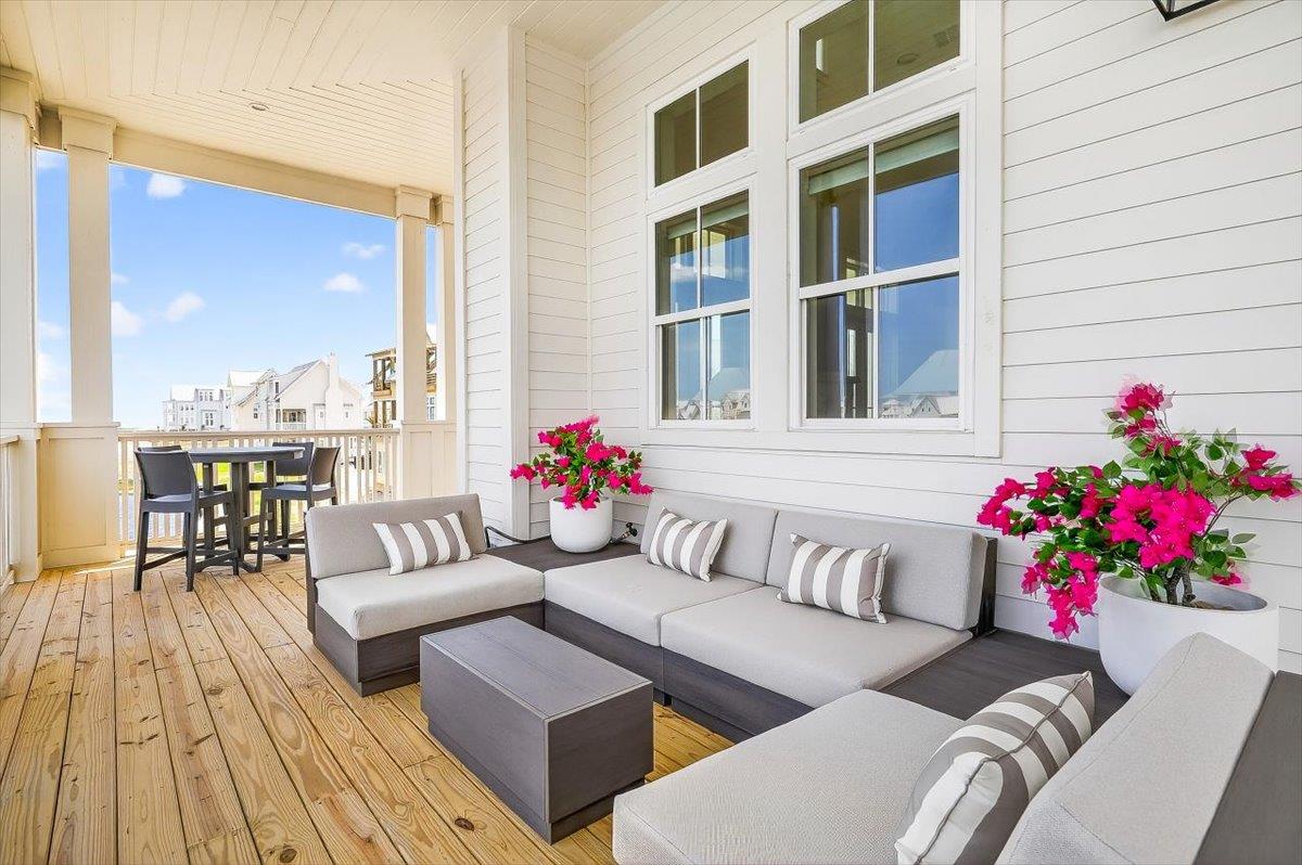 Balcony off Kitchen  Living Room, 2nd Floor