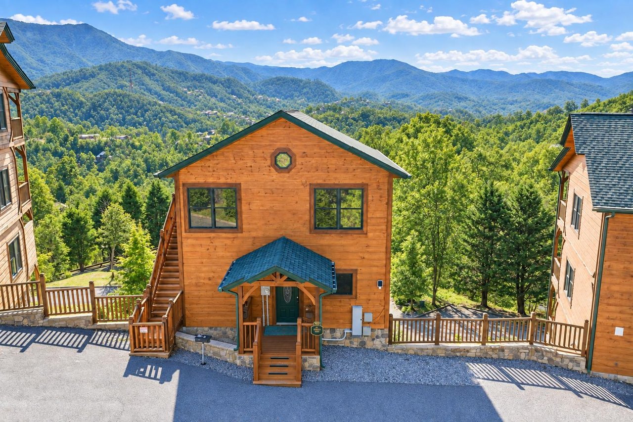 Drone Shot of cabin