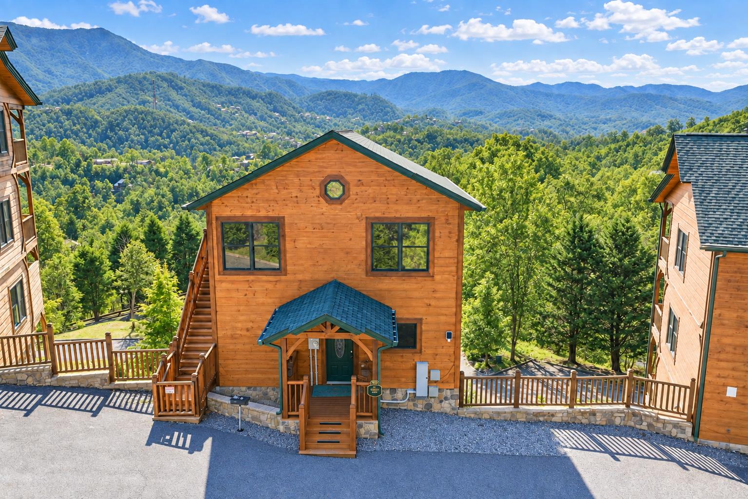 Drone Shot of cabin