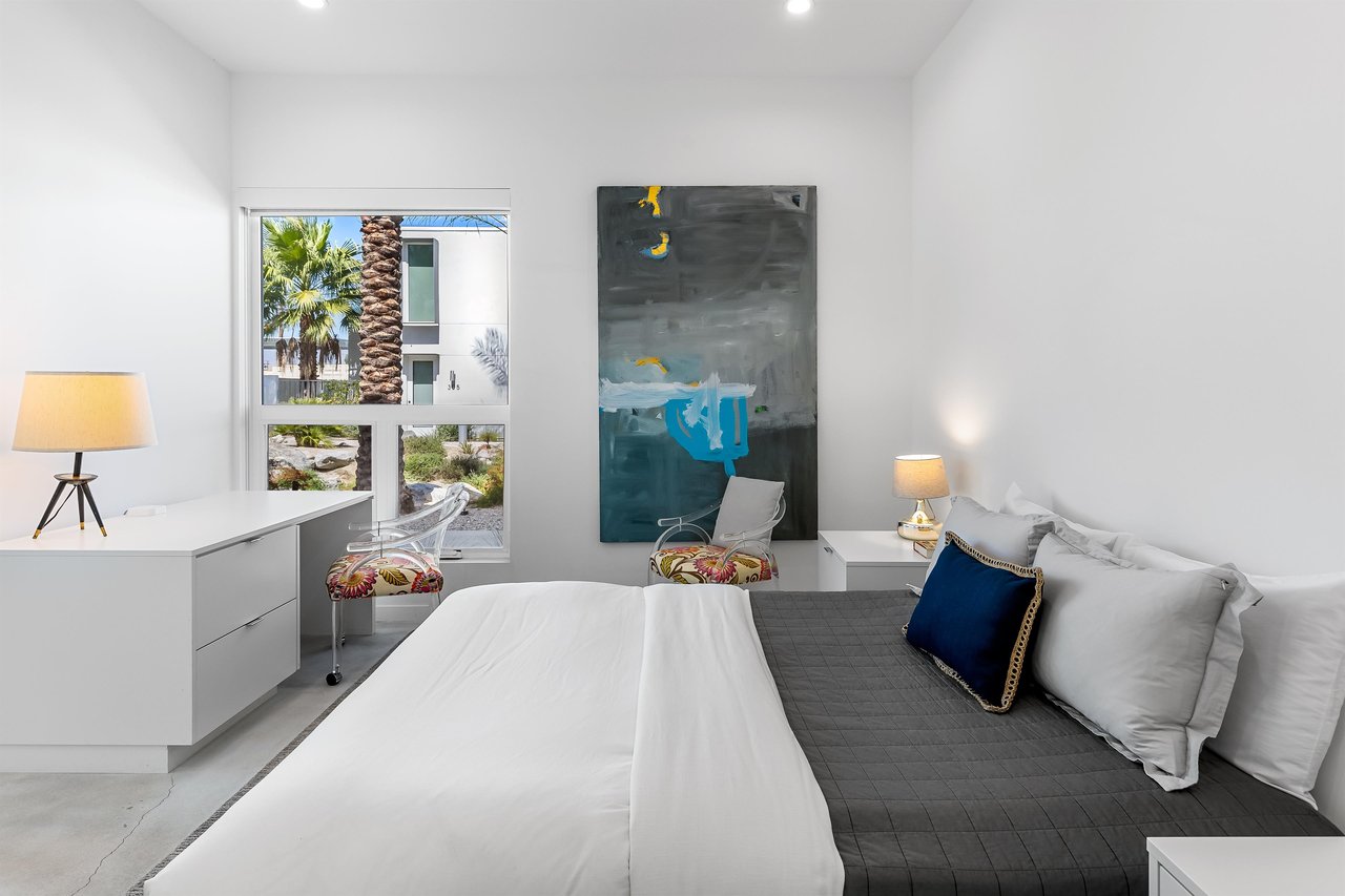Comfortable guest bedroom