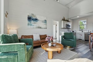 seating and natural lighting