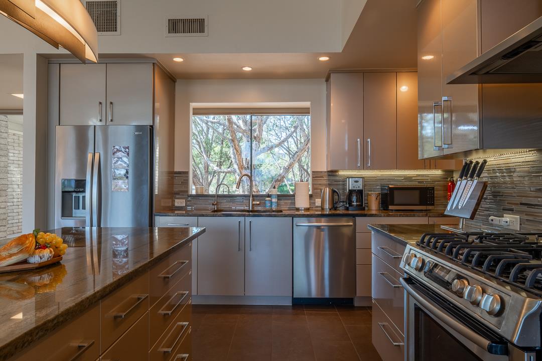 Gas Stove In Kitchen