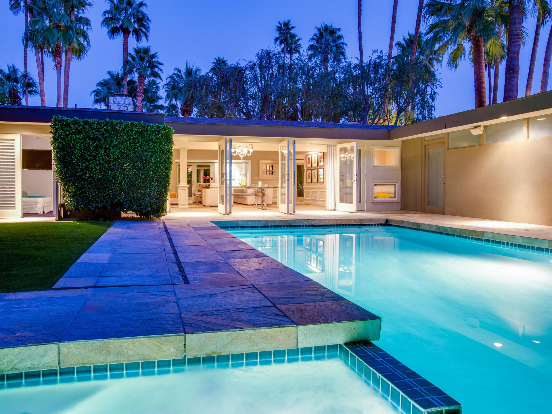 Enjoy your evenings poolside