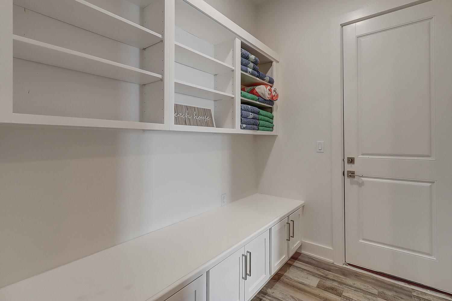 Carport Entry with Storage