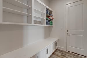 Carport Entry with Storage