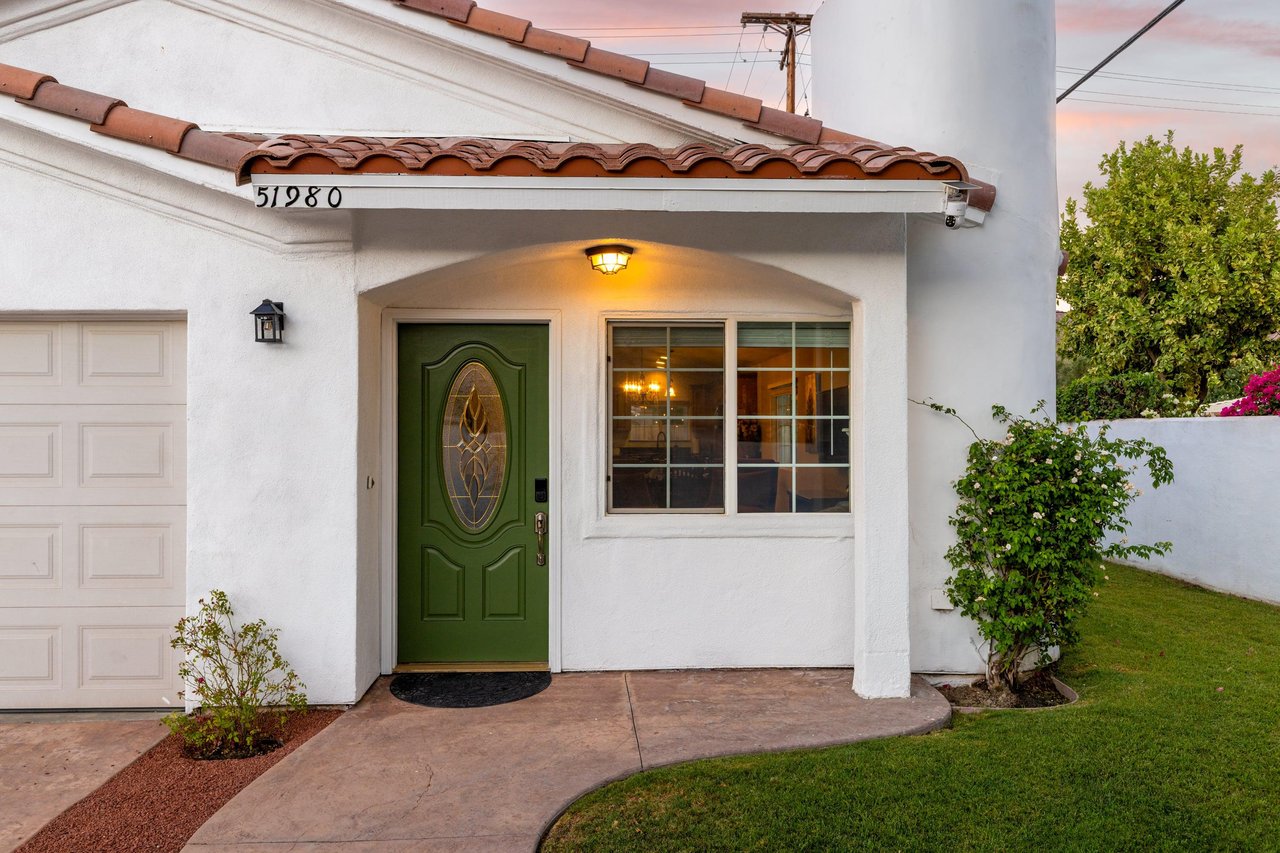 Entrance into the home.